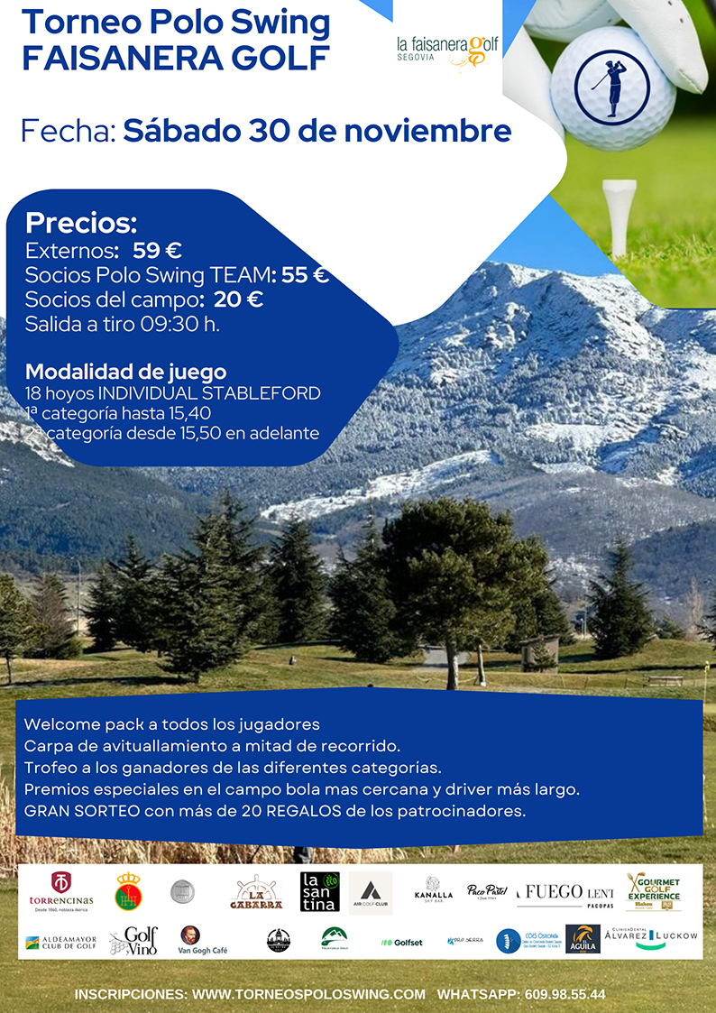 FAISANERA 30 noviembre